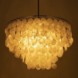 Lampada a sospensione a conchiglia europea Lampada a sospensione contemporanea