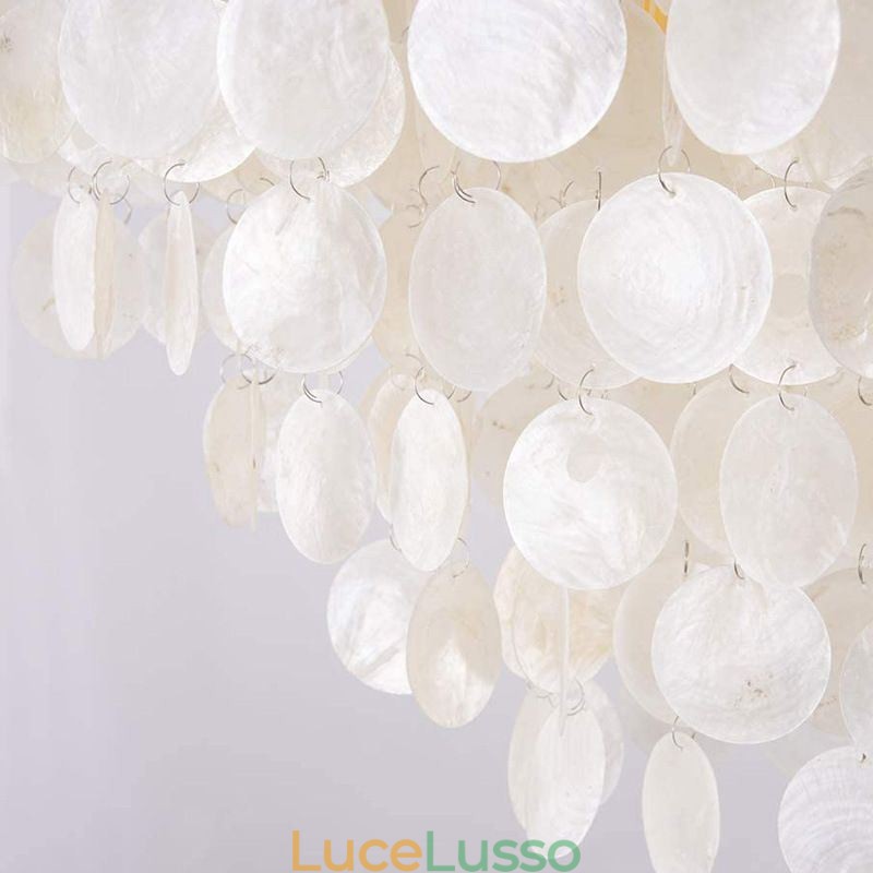 Lampada a sospensione a conchiglia europea Lampada a sospensione contemporanea