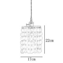 Lampadario classico moderno con paralume in conchiglia bianca, lampada a sospensione, lampada da soffitto