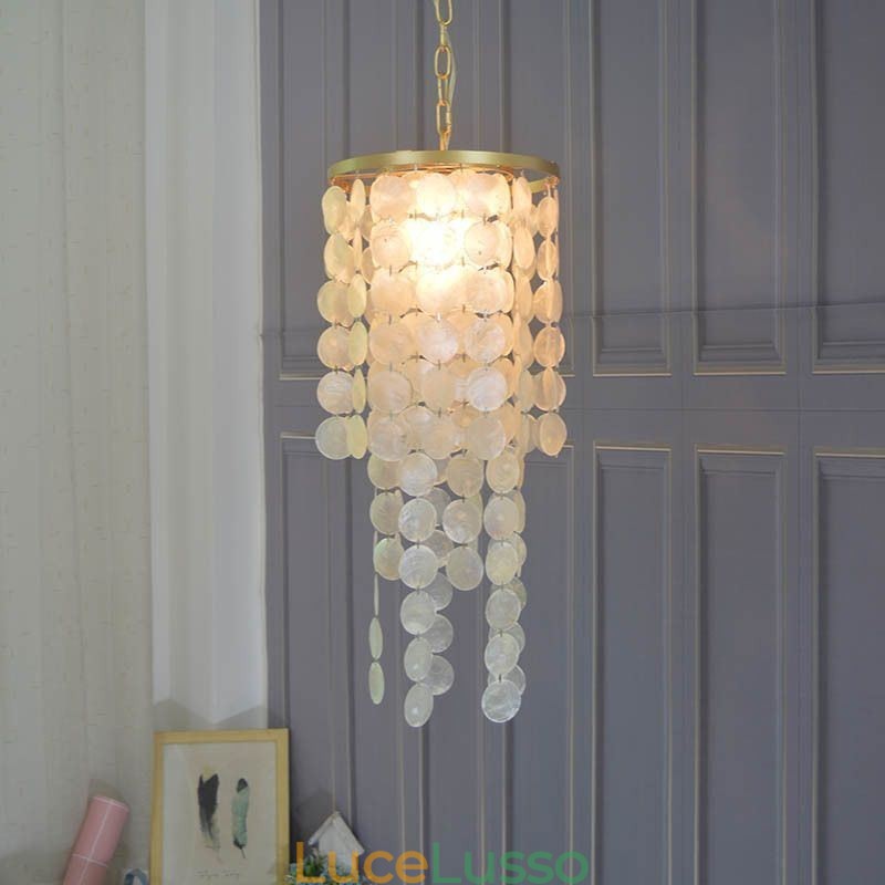 Illuminazione da soffitto a conchiglia contemporanea