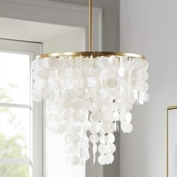 Illuminazione da soffitto a conchiglia contemporanea