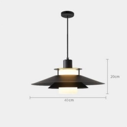 Lampada a sospensione in alluminio nordico, illuminazione da soffitto moderna e minimalista