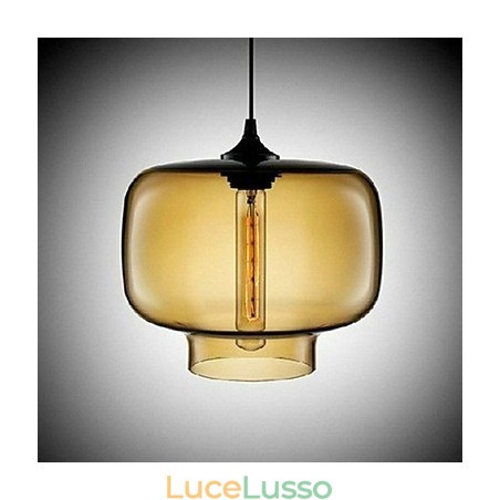 Pendente di design della bottiglia 1 luce Concise Iron Painting