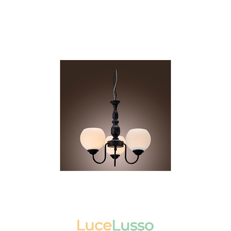 Lampadario in bronzo in stile candela classico tradizionale