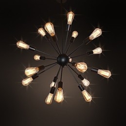 Lampadario in metallo ottone anticato Country Designers