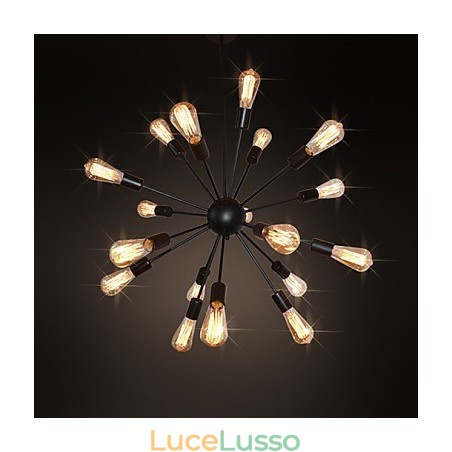 Lampadario in metallo ottone anticato Country Designers Lampadario in metallo ottone anticato Country Designers