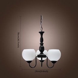 Lampadario in bronzo in stile candela classico tradizionale