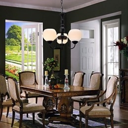 Lampadario in bronzo in stile candela classico tradizionale