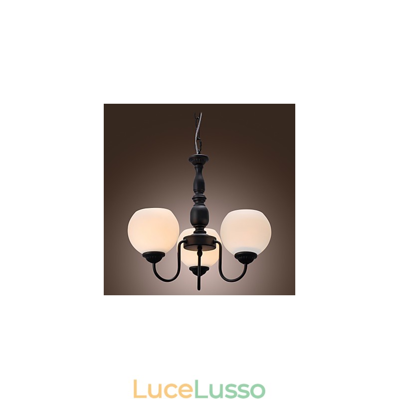 Lampadario in bronzo in stile candela classico tradizionale