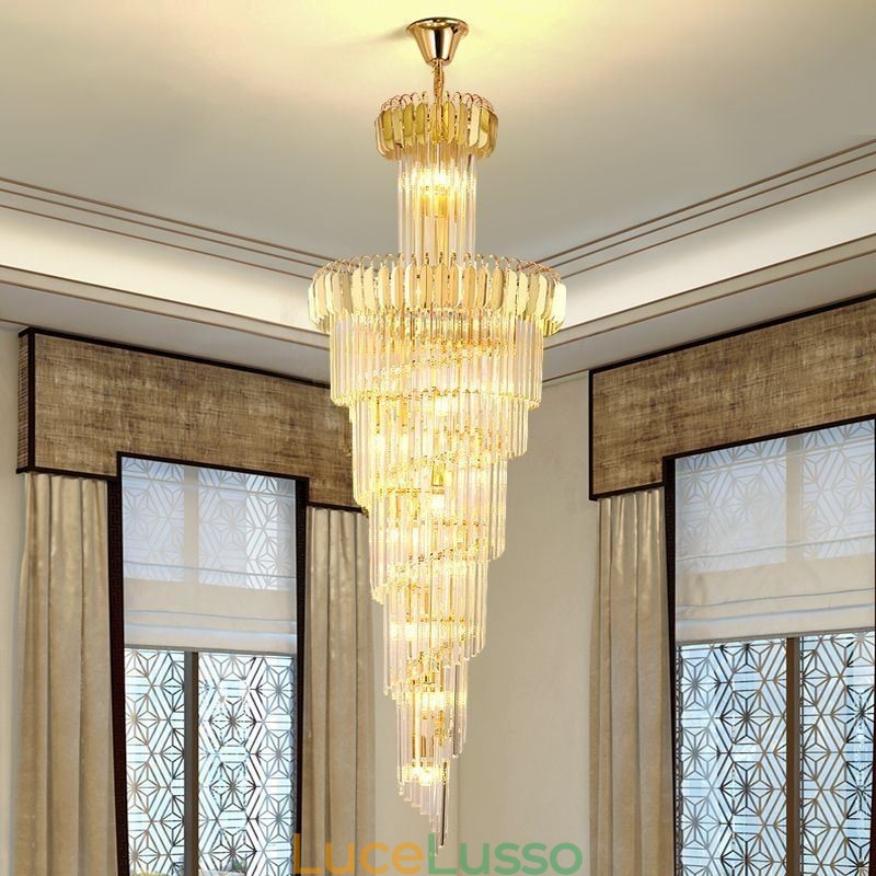 Lampada a sospensione scintillante Grande lampada da soffitto