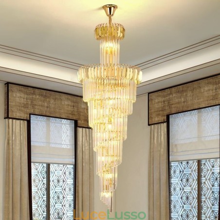 Lampada a sospensione scintillante Grande lampada da soffitto Lampada a sospensione scintillante Grande lampada da soffitto