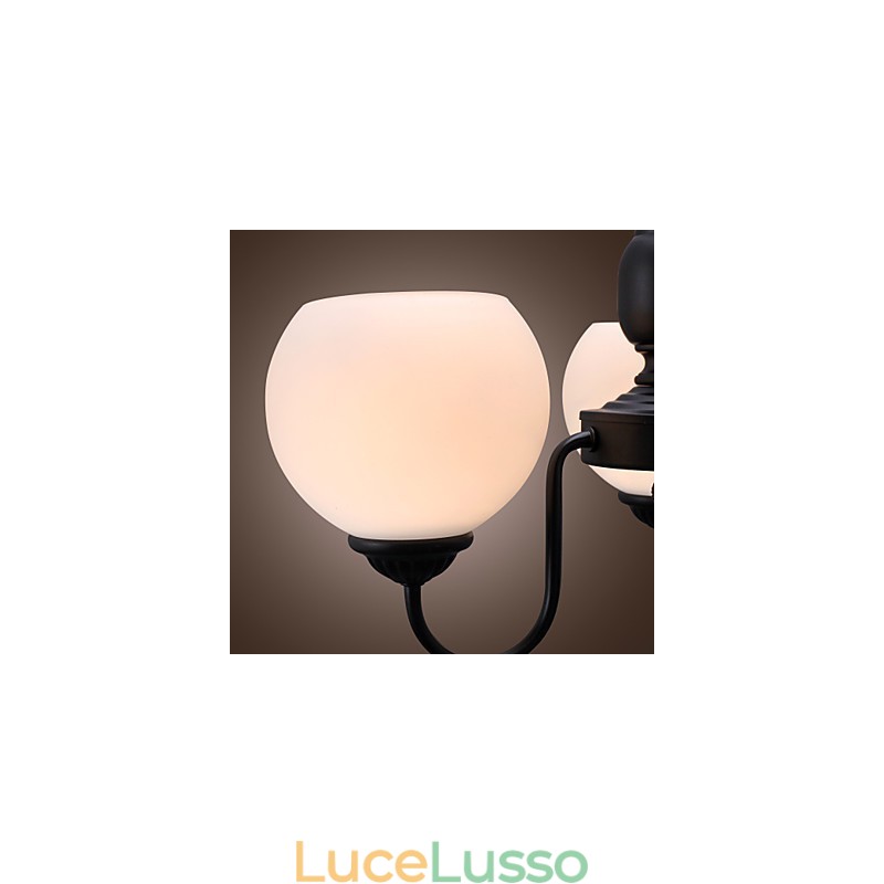 Lampadario in bronzo in stile candela classico tradizionale
