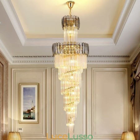 Lampada a sospensione europea Grande lampada da soffitto Lampada a sospensione europea Grande lampada da soffitto