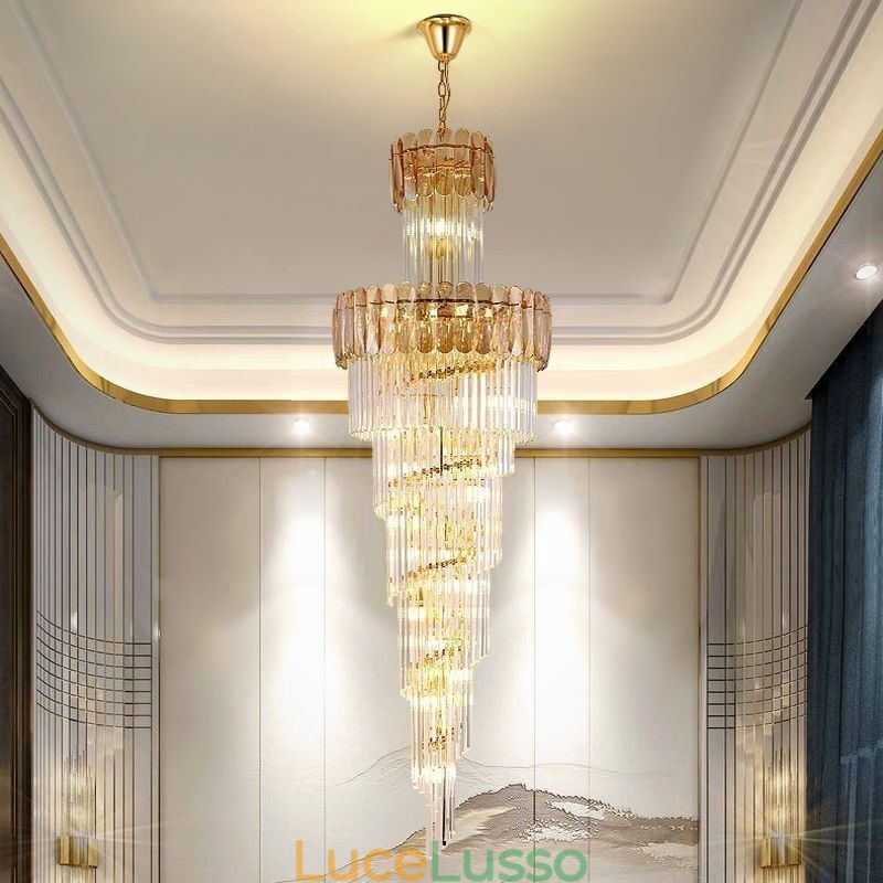 Lampada a sospensione europea Grande lampada da soffitto