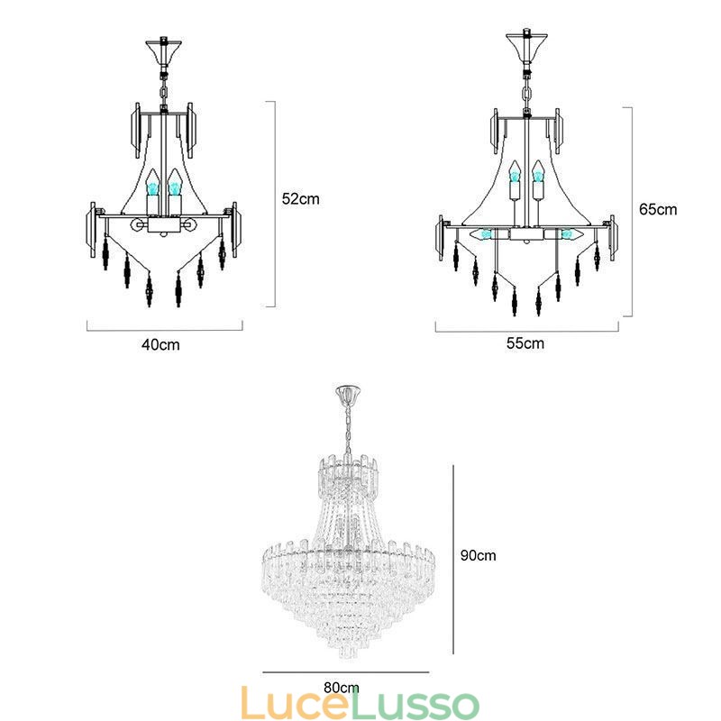 Lampada a sospensione moderna in cristallo, lampada da soffitto rotonda