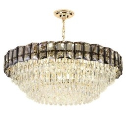 Lampada a sospensione in cristallo Lampada da soffitto contemporanea