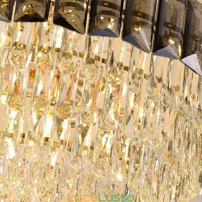 Lampada a sospensione in cristallo Lampada da soffitto contemporanea