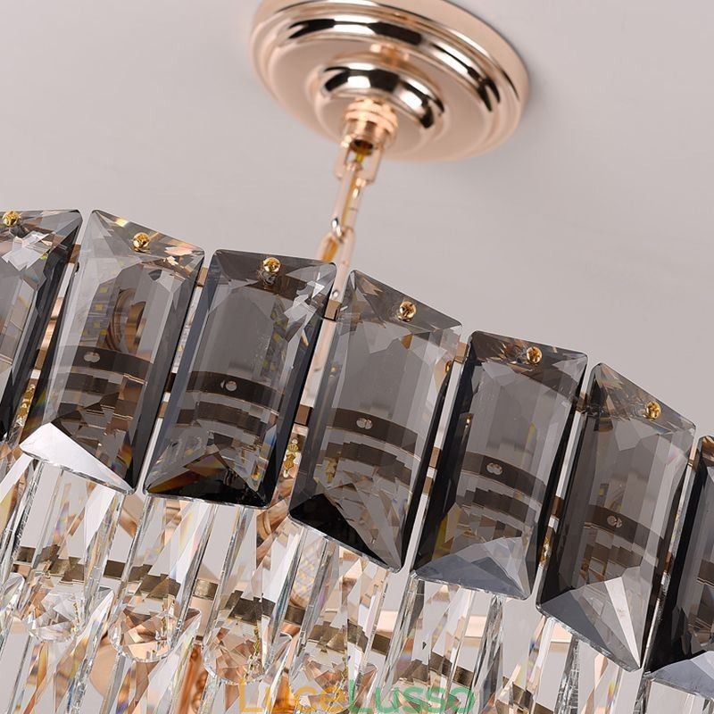 Lampada a sospensione in cristallo Lampada da soffitto contemporanea