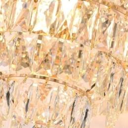Lampada a sospensione moderna in cristallo, lampada da soffitto