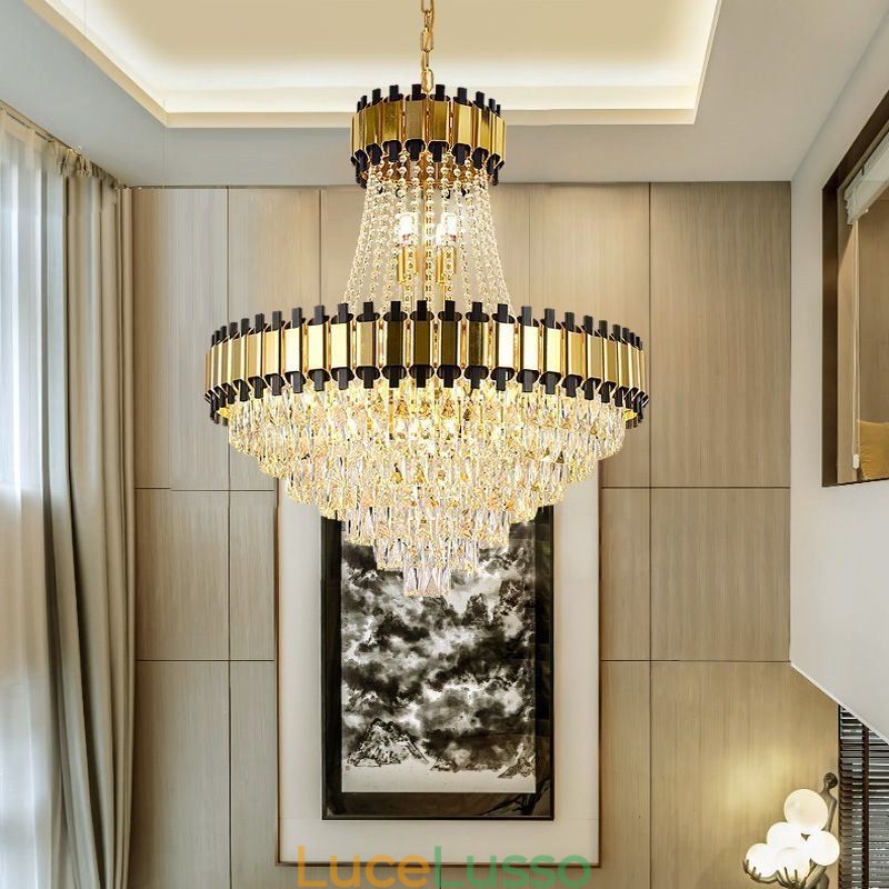 Lampada a sospensione moderna in cristallo Lampada da soffitto