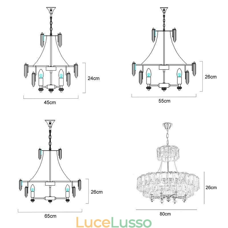 Lampada a sospensione in cristallo bianco, luci da soffitto moderne, luci sospese