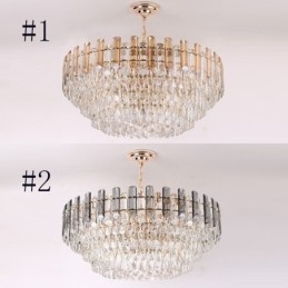 Lampada a sospensione europea moderna K9 illuminazione in cristallo