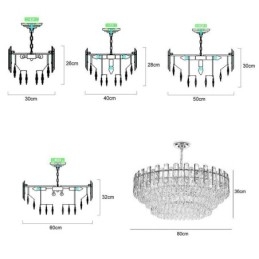 Lampada a sospensione europea moderna K9 illuminazione in cristallo