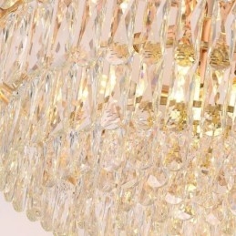 Lampada a sospensione europea moderna K9 illuminazione in cristallo