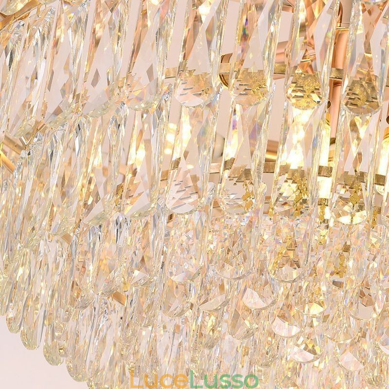 Lampada a sospensione europea moderna K9 illuminazione in cristallo