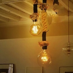 Lampadario Mini Stile Tradizionale Classico Vetro Lampadario