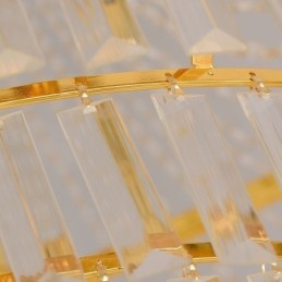 Lampada a sospensione in cristallo europeo Lampada da soffitto contemporanea