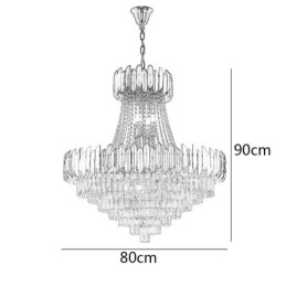 Lampada a sospensione classica in cristallo K9