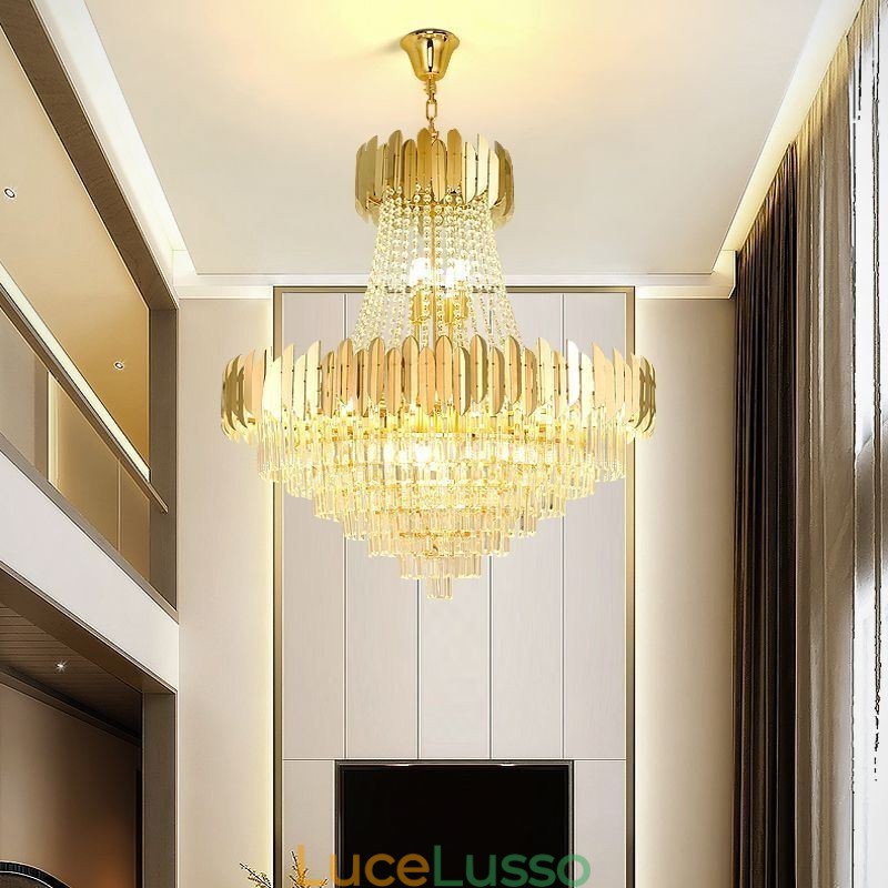 Lampada a sospensione classica in cristallo K9