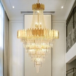Splendida lampada a sospensione in cristallo da soffitto