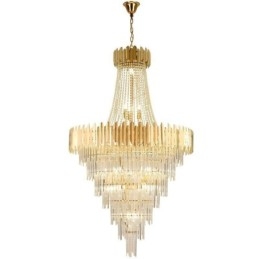 Splendida lampada a sospensione in cristallo da soffitto