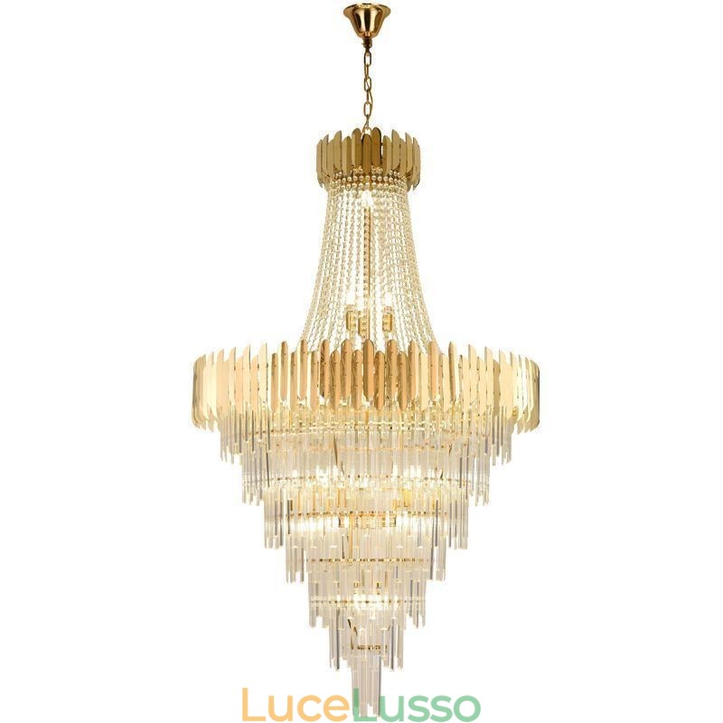 Splendida lampada a sospensione in cristallo da soffitto
