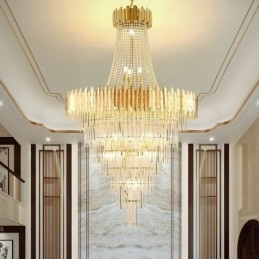 Splendida lampada a sospensione in cristallo da soffitto