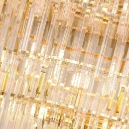 Splendida lampada a sospensione in cristallo da soffitto
