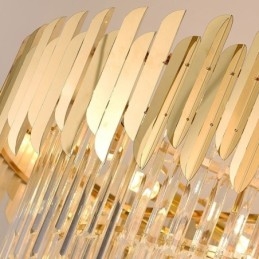 Splendida lampada a sospensione in cristallo da soffitto
