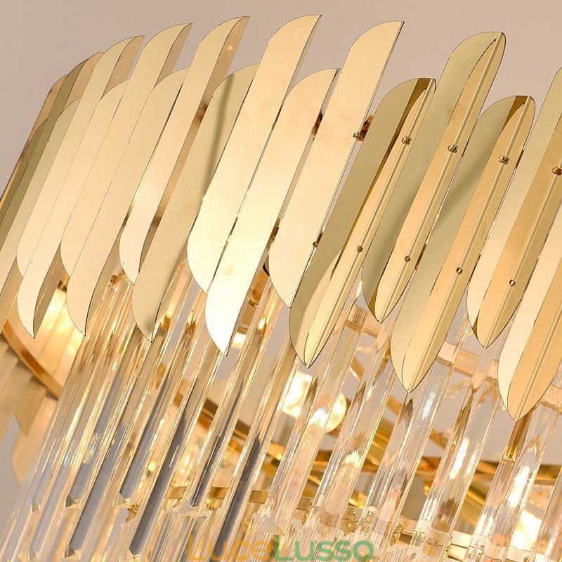 Splendida lampada a sospensione in cristallo da soffitto