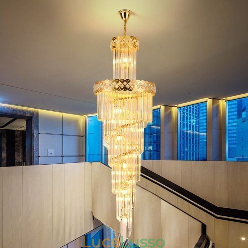 Lampada a sospensione di lusso Lampada a sospensione grande 12 16 18 luci