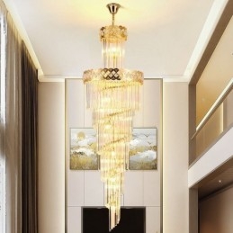 Lampada a sospensione di lusso Lampada a sospensione grande 12 16 18 luci