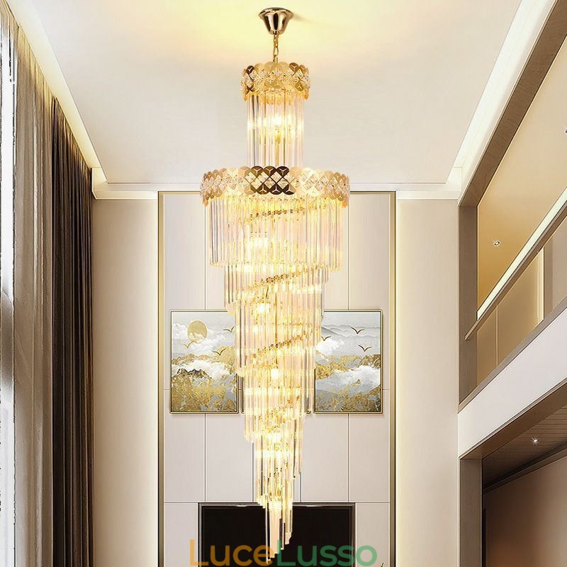Lampada a sospensione di lusso Lampada a sospensione grande 12 16 18 luci