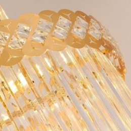 Lampada a sospensione di lusso Lampada a sospensione grande 12 16 18 luci