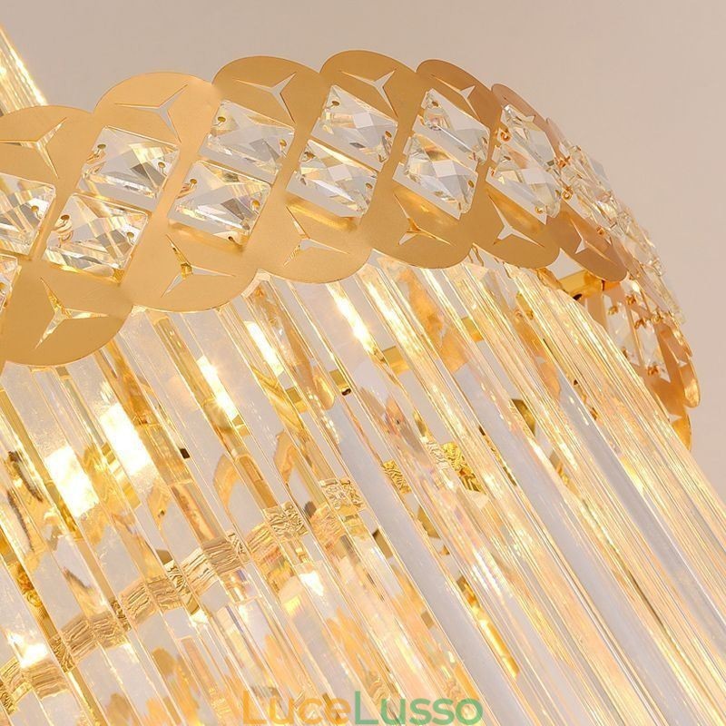Lampada a sospensione di lusso Lampada a sospensione grande 12 16 18 luci