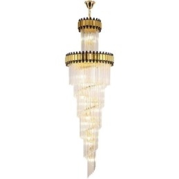 Lampada a sospensione in cristallo, moderna, spettacolare, lampada da soffitto K9