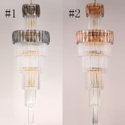 Lampada a sospensione europea moderna spettacolare K9 lampada da soffitto
