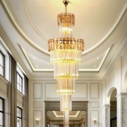 Lampada a sospensione europea moderna spettacolare K9 lampada da soffitto