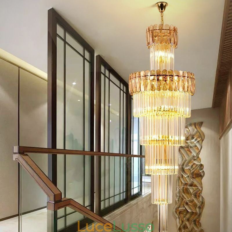 Lampada a sospensione europea moderna spettacolare K9 lampada da soffitto