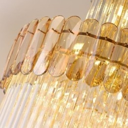 Lampada a sospensione europea moderna spettacolare K9 lampada da soffitto